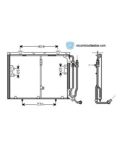 Comprar Condensador aire acondicionado MERCEDES W202 C250TD
