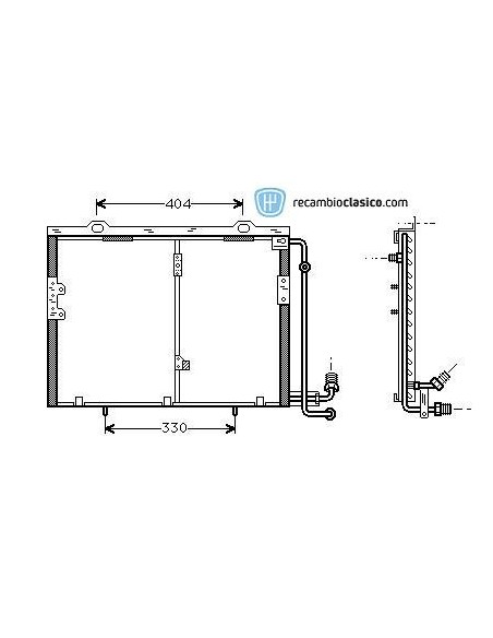 Comprar Condensador aire acondicionado MERCEDES (W202) C 93-01
