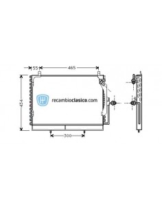 Comprar Condensador aire acondicionado MERCEDES W124 online