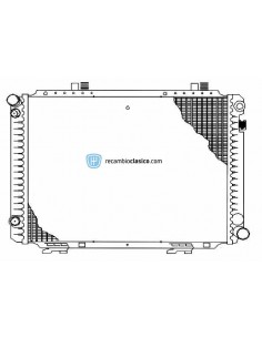 Comprar Radiador refrigeración MERCEDES W201 190D 2.5 Turbo