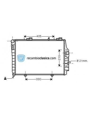 Comprar Radiador refrigeración MERCEDES CLK 200/230 00- online