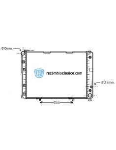 Comprar Radiador refrigeración MERCEDES W124 300D AUT 93-96