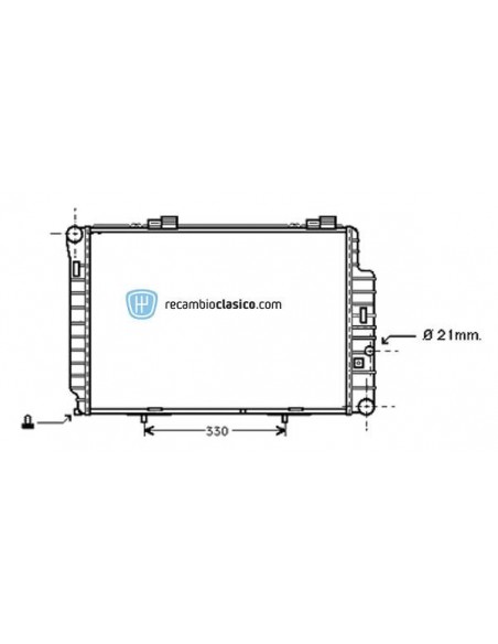 Comprar Radiador refrigeración MERCEDES C