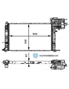 Comprar Radiador refrigeración MERCEDES Vito 108/110/112 CDI