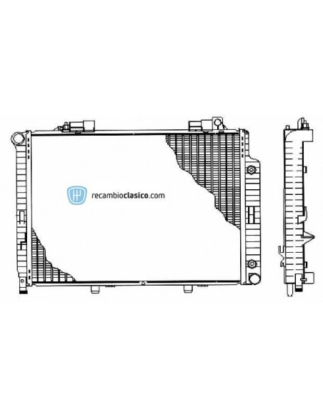Comprar Radiador refrigeración MERCEDES W210 E290 TD 96- online