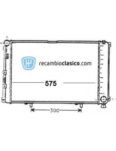 Comprar Radiador refrigeración MERCEDES W201 190D 2.0 83-93