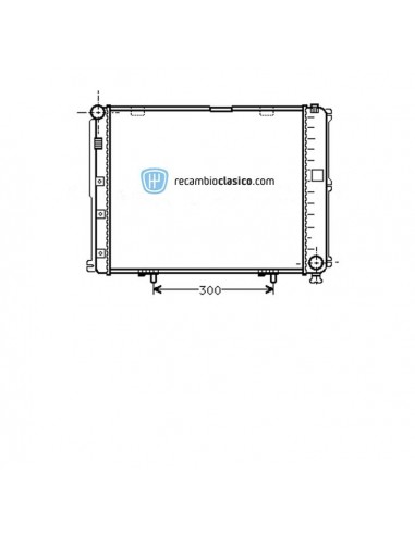 Comprar Radiador refrigeración MERCEDES W124 200/250 D/TD 90-93