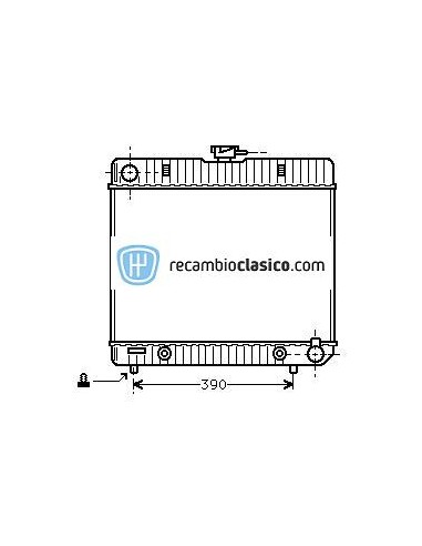 Comprar Radiador refrigeración MERCEDES W123 200D/240D/300D