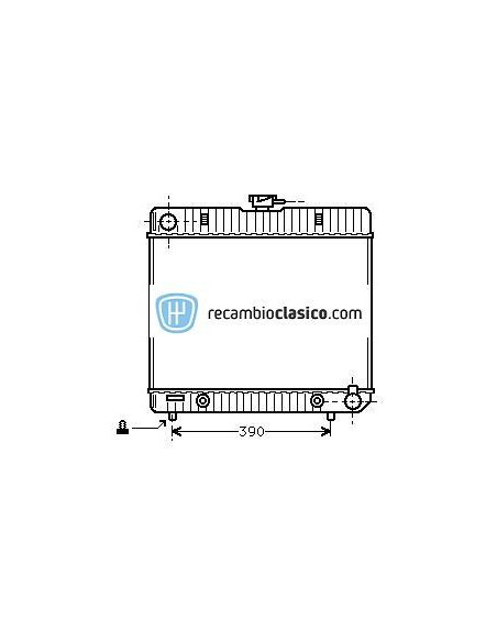 Comprar Radiador refrigeración MERCEDES W123 200D/240D/300D
