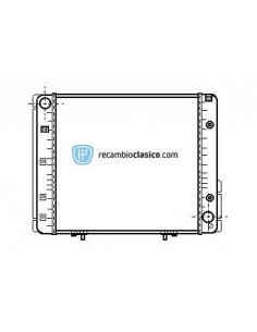 Comprar Radiador refrigeración MERCEDES W124 200E A.C. online