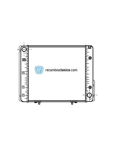 Comprar Radiador refrigeración MERCEDES W124 200E A.C. online