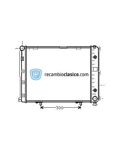 Comprar Radiador refrigeración MERCEDES W124 200 D / 200 TD/