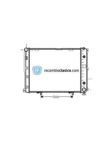Comprar Radiador refrigeración MERCEDES W124 200 D / 200 TD/