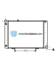 Comprar Radiador refrigeración MERCEDES W201 190 2.5 D 85-93