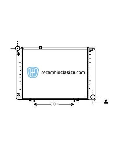 Comprar Radiador refrigeración MERCEDES W201 190 2.5 D 85-93