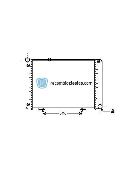Comprar Radiador refrigeración MERCEDES W201 190 2.5 D 85-93