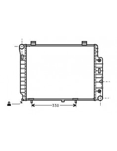 Comprar Radiador refrigeración MERCEDES W202 C200 D / C220 D