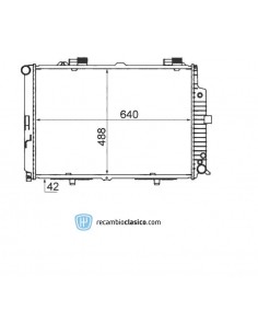 Comprar Radiador refrigeración MERCEDES W210 E300 TD 96- Cx.