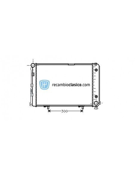 Comprar Radiador refrigeración MERCEDES W124