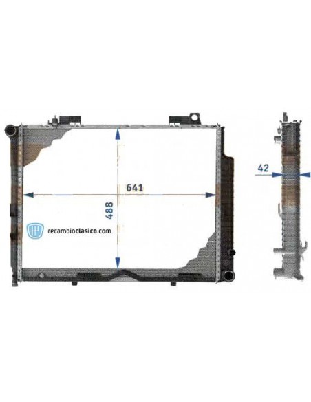 Comprar Radiador refrigeración MERCEDES W210 250 TD/MODELO T