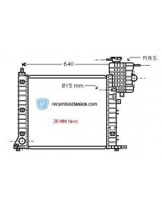 Comprar Radiador refrigeración MERCEDES Vito 108/110 CDI 99-