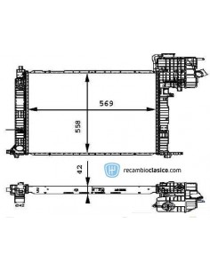 Comprar Radiador refrigeración MERCEDES Vito 108/110/112 CDI
