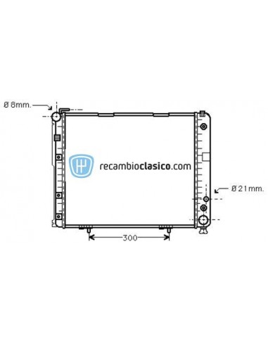 Comprar Radiador refrigeración MERCEDES W124 200D/TD ( AUT. +