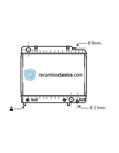 Comprar Radiador refrigeración MERCEDES 300SD AUT (Serie 126)