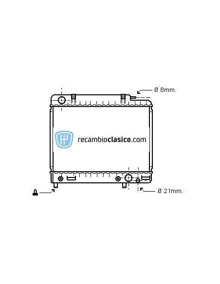 Comprar Radiador refrigeración MERCEDES 300SD AUT (Serie 126)