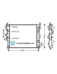 Comprar Radiador refrigeración MERCEDES W163 ML 270 CDI online