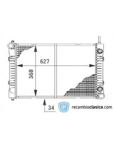Comprar Radiador refrigeración MERCEDES T2 507D // 508D // 609D