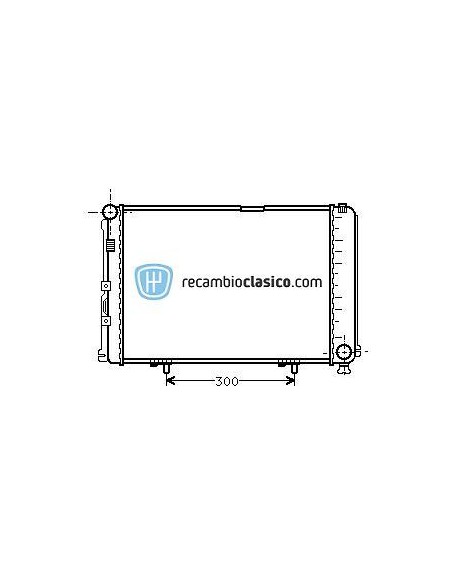 Comprar Radiador refrigeración MERCEDES W124 200D/TD 83- online