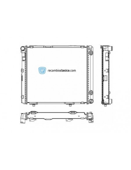 Comprar Radiador refrigeración MERCEDES W201 190 E 2.3 / 2.5