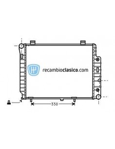 Comprar Radiador refrigeración MERCEDES W202 C200 D / C220 D