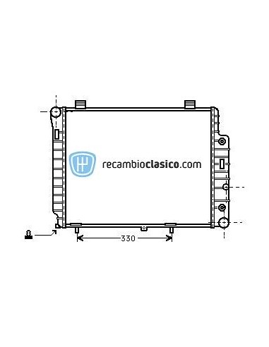 Comprar Radiador refrigeración MERCEDES W202 C200 D / C220 D