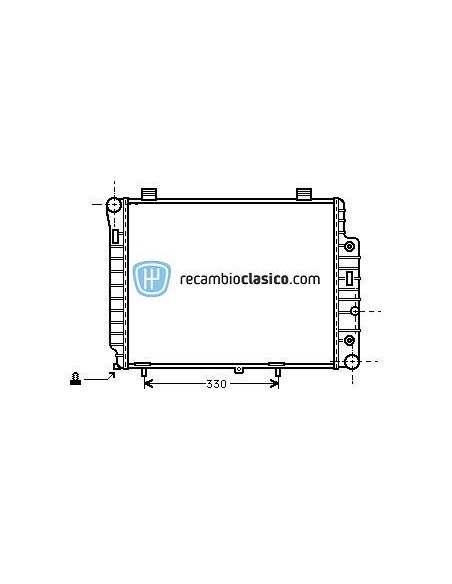 Comprar Radiador refrigeración MERCEDES W202 C200 D / C220 D