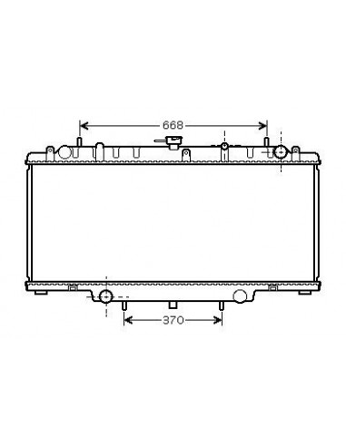 Comprar Radiador refrigeración NISSAN Patrol GR V Wagon (Y61)