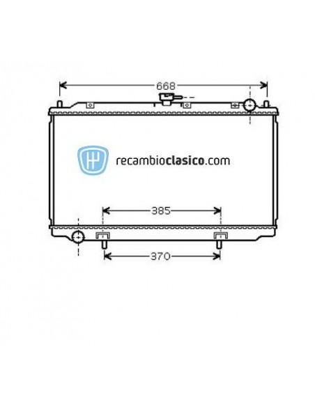 Comprar Radiador refrigeración NISSAN Almera N16 2.2 DITD 00-06 Comprar Radiador refrigeración NISSAN Almera N16 2.2 DITD 00-06
