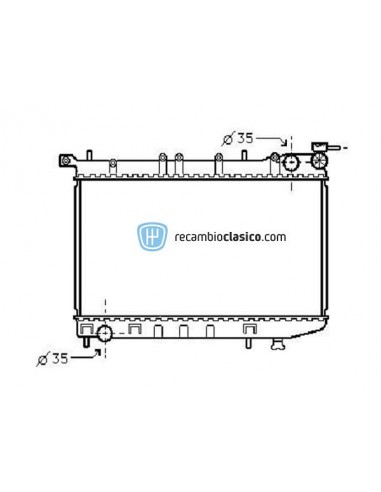 Comprar Radiador refrigeración NISSAN Almera N15 1.4 i / 1.6 i