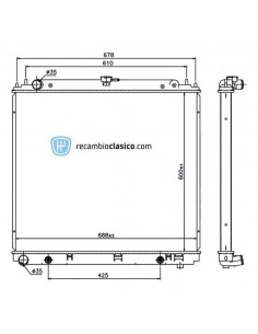 Comprar Radiador refrigeración NISSAN Navara (D40) 2.5 dCi/2.5