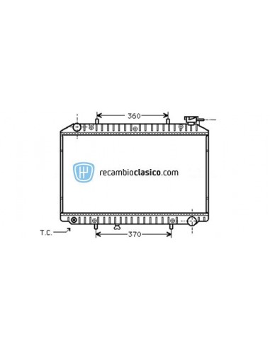 Comprar Radiador refrigeración NISSAN Vanette 2.0 D / 2.3 D 95-