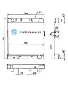 Comprar Radiador refrigeración NISSAN Trade 2.8 D 86-94 online