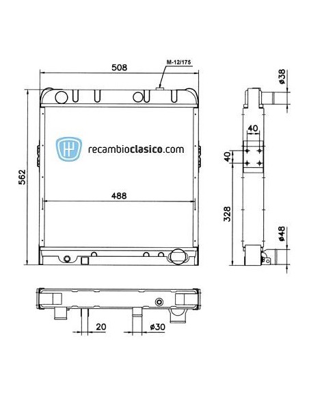 Comprar Radiador refrigeración NISSAN Trade 2.8 D 86-94 online
