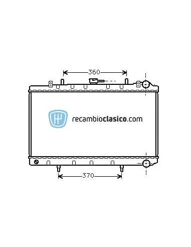Comprar Radiador refrigeración NISSAN 200SX 1.8Turbo 88-93
