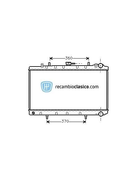 Comprar Radiador refrigeración NISSAN 200SX 1.8Turbo 88-93