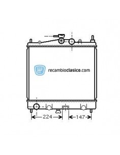 Comprar Radiador refrigeración NISSAN Micra K12 1.0i / 1.2i /