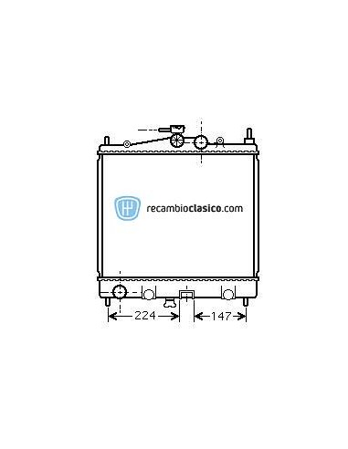 Comprar Radiador refrigeración NISSAN Micra K12 1.0i / 1.2i /