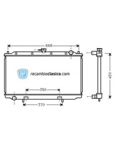 Comprar Radiador refrigeración NISSAN Primera P11 2.0 TD +/- AC