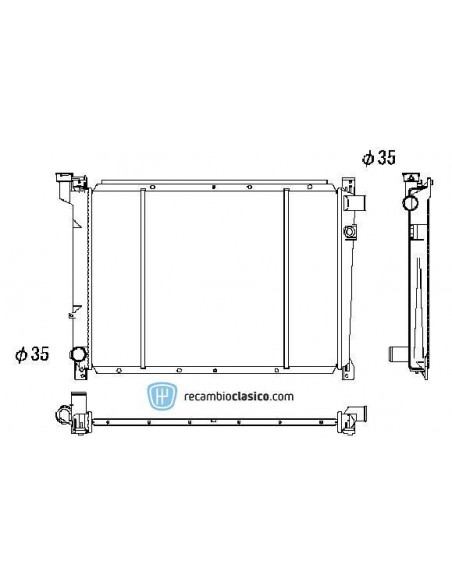 Comprar Radiador refrigeración NISSAN BLUEBIRD 1.6/1.8/1.8T/2.0