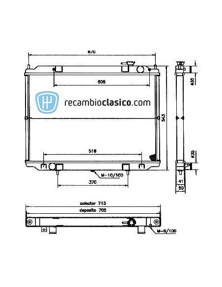 Comprar Radiador refrigeración NISSAN Navara 2.5TD 98- // D22